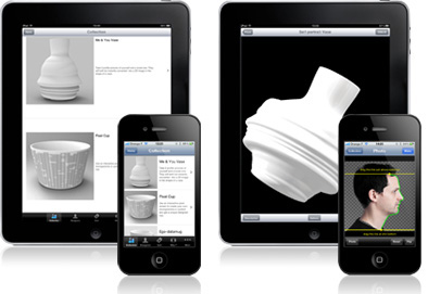 Sculpteo app and design store.
