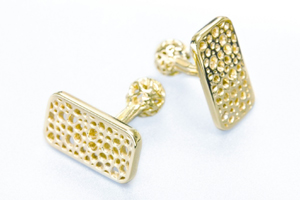 laser sintered gold