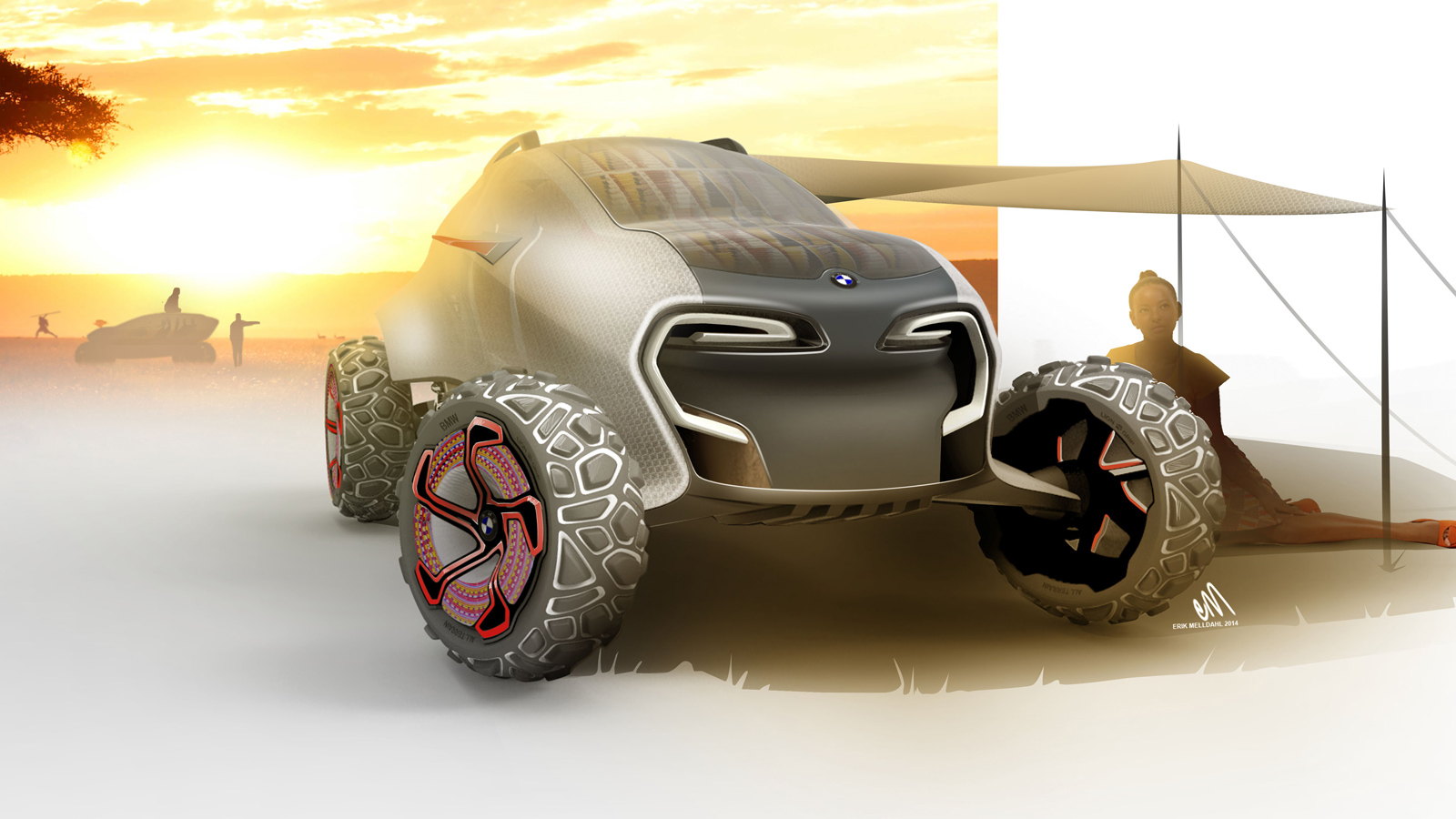 The Maasaica is an environmentally friendly, sustainable concept vehicle. Courtesy of Erik Melldahl.