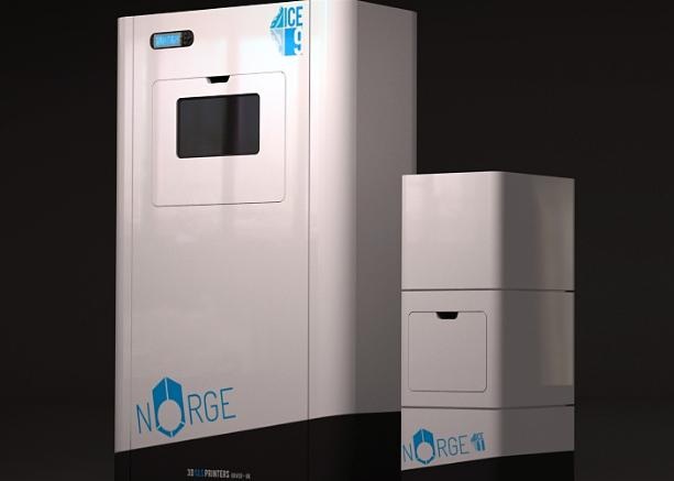 Concept renders of the forthcoming and moderately priced Ice1 and Ice9 SLS systems. Courtesy of Norge Systems.