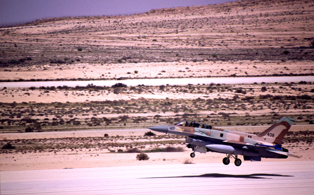 An Israeli F-16I, nicknamed 