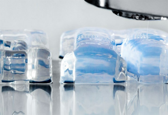 WACKER's silicone printing process build objects in a manner similar to stereolithography. Courtesy of WACKER,
