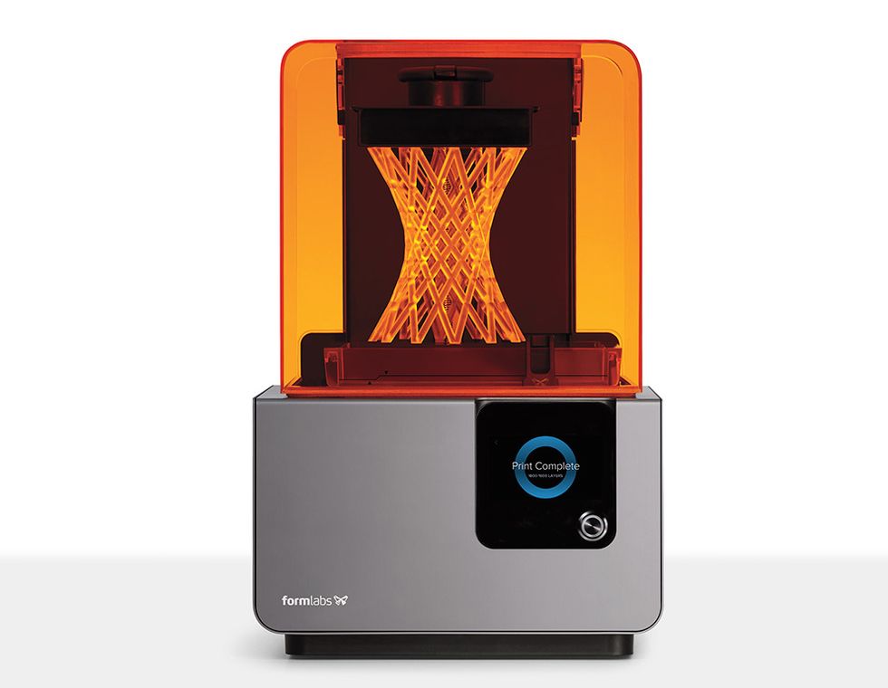 The Form 2 is a brand new take on Formlabs' original desktop SLA system. Courtesy of Formlabs.