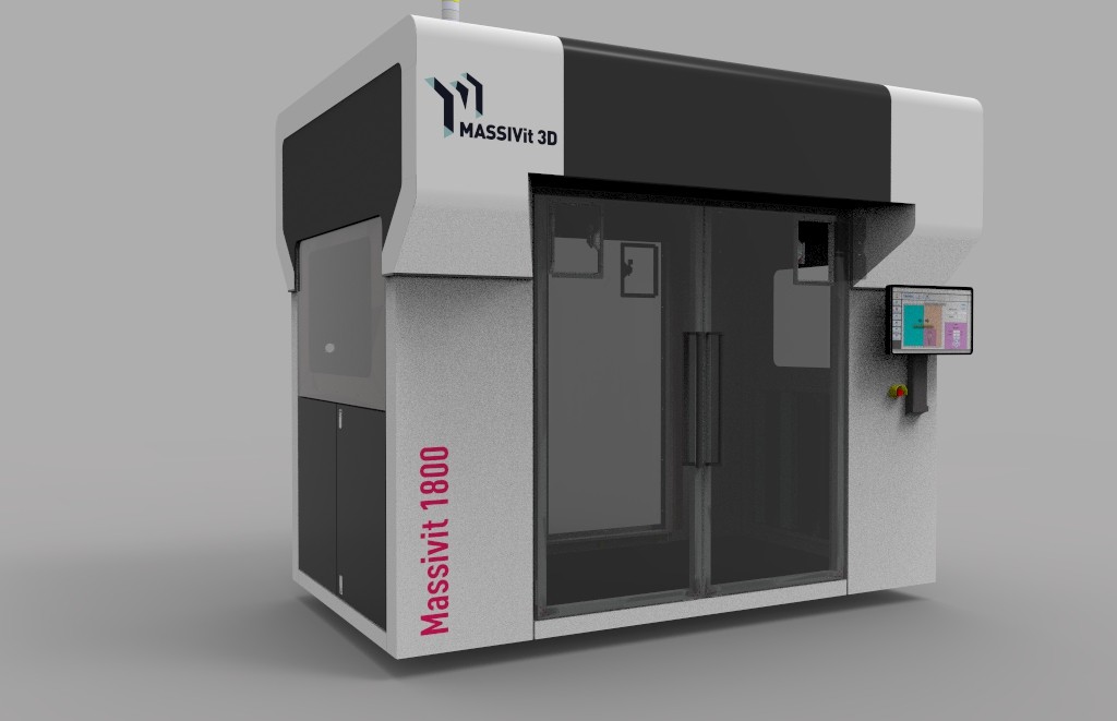 The Massivit 1800 offers commercial large-scale 3D printing. Courtesy of Massivit 3D.