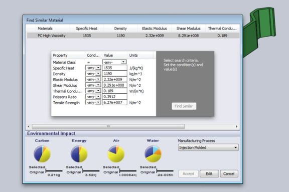 The ability to edit material properties or add new materials give you better results.
