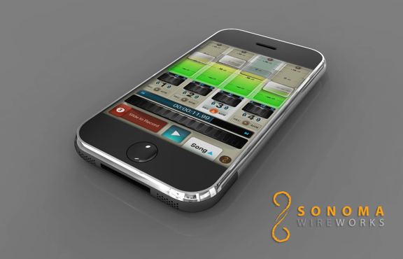 This cellphone model was produced in Bunkspeed's Hypershot. (Image courtesy of Pixel Mathematics, created for Sonoma Wireworks.)