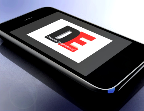 iphone2b PhotoWorks 2010's decal function lets you print 2D images on 3D part's surfaces.
