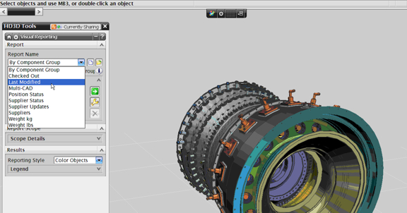 20091104fig1 In NX7, you can use HD3D to search, query, retrieve, and display data housed in Teamcenter.
