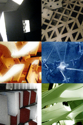 20100329SmartGeometry A collage of shapes and forms, the outcome of SmartGeometry 2010 workshop clusters.