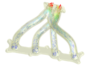 20100618abaqus1 Dassault Systemes' Abaqus 6.10 marks the first time computational fluid dynamics (CFD) is made available for multiphysics simulation.