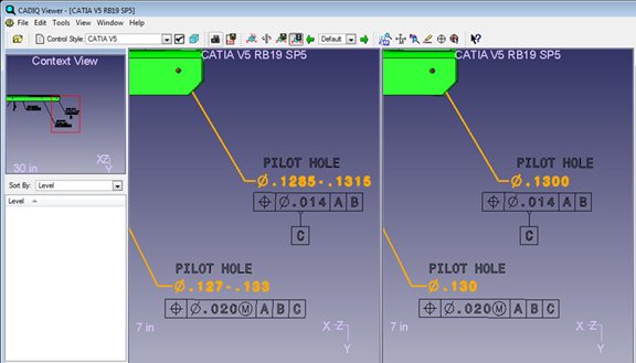 20100707CADIQ5 Displayed dimensions get rounded off and decimal values dropped after a migration to a new release of the same software.