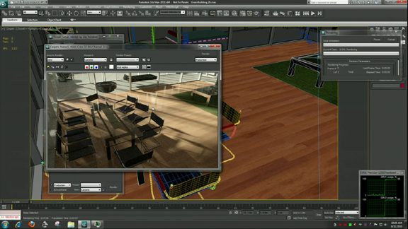 201009243dsmax2 Nearly real-time rendering, powered by iray and a set of GPUs.