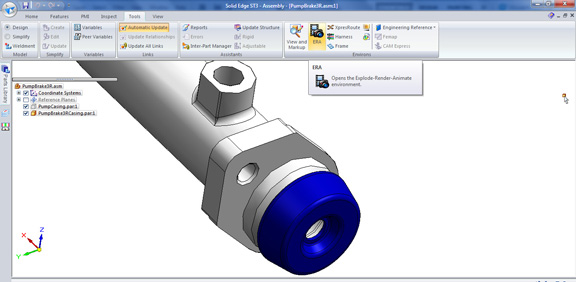 SE with ST3 gives you a set of rendering and animation tools under the Tools tab.