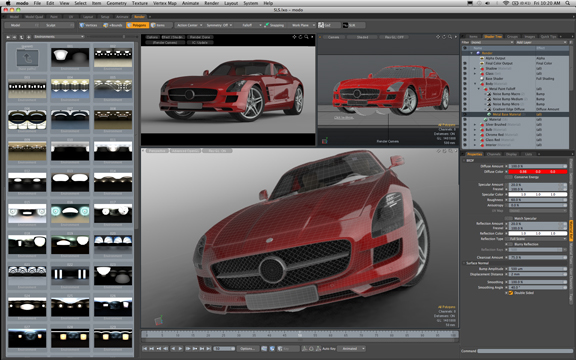 modo 501, featuring Pixar subdivisional surfaces, is now out.