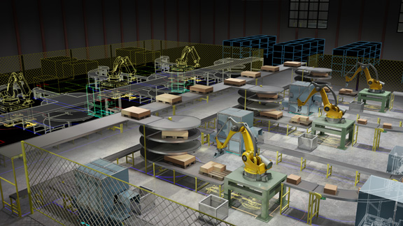 20110404AutodeskSuitesFig2 Autodesk Factory Design Suite includes AutoCAD, Autodesk Inventor, Navisworks, and 3ds Max.