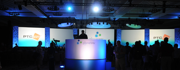 20110613PPLfig2 PlanetPTC Live 20111 getting underway in Caesars Palace, Las Vegas, Nevada.