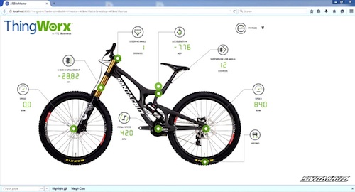 On tap for future versions of Creo and Windchill will be tight integration with sensor data to support PTC's vision of smart, connected products. Image Courtesy of PTC