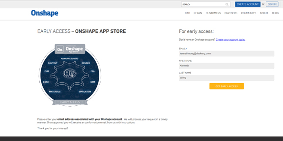 Cloud-hosted CAD vendor Onshape launches app store in Beta test.