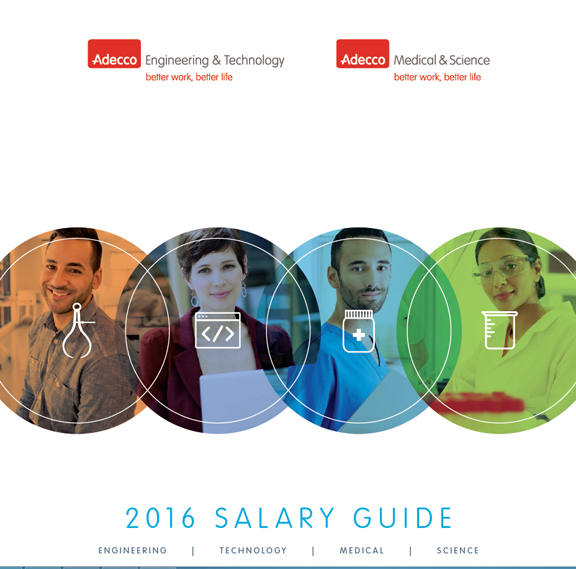 Adecco launches an online salary calculator, based on the data from its 2016 Salary Guide.