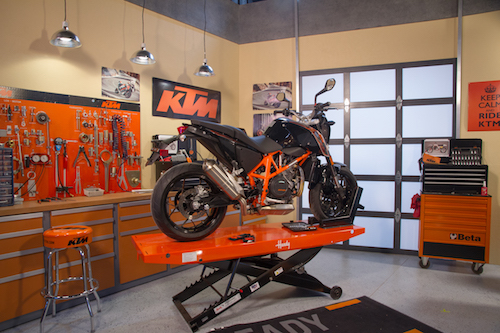 KTM sees huge potential in augmented reality as a way to help address service challenges. Image Courtesy of PTC 