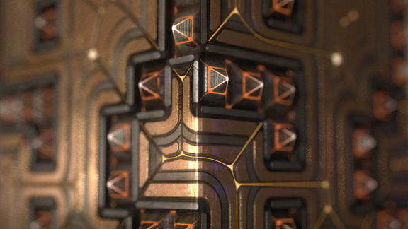 Concept material created with Substance Designer and rendered with Iray. Image courtesy of Chaotic Atmospheres.