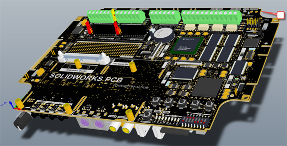 SolidWorks PCB,  the outcome of a partnership between SolidWorks and PCB design software maker Altium.
