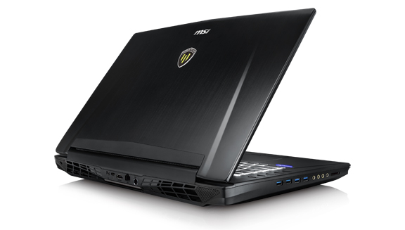 MSI's WT72 laptop powered by NVIDIA Quadro M5500 GPU, Intel Core-i7 and Xeon processors, is touted as the first VR-Ready laptop. (Image courtesy of NVIDIA and MSI)
