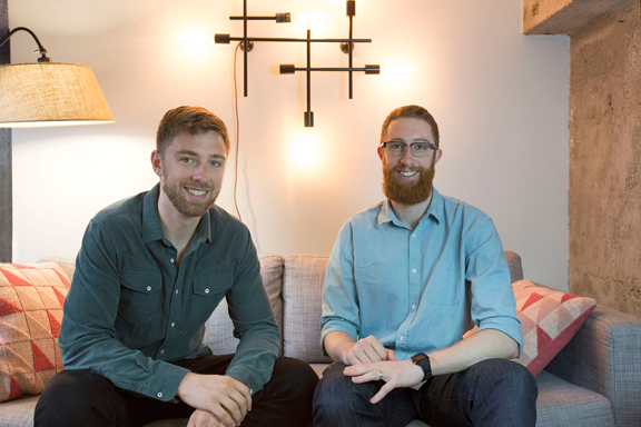 Dave (left) and Nate (right) Evans, cofounders of Fictiv, believe anyone with an internet connection should have access to production-grade manufacturing machines (image courtesy of Fictiv).