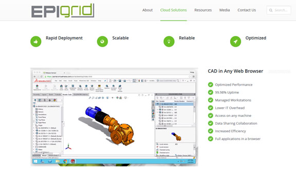 EpiGrid began offering VDIs configured to run SOLIDWORKS in the cloud.