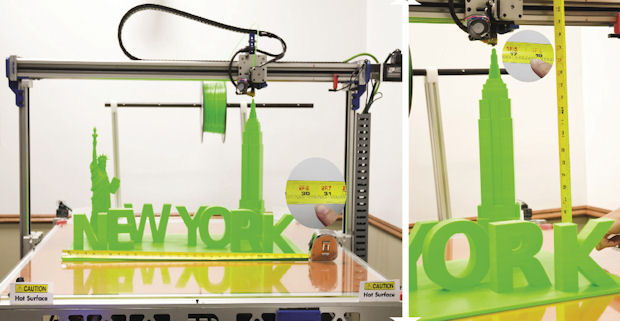 3DP1000 Printed New York