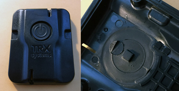 After developing prototypes using multi-material 3D printed parts, the design was smoothly transitioned to injection molded parts with a thermoelastic polymer overmold. Left: front view; Right: rear view. Image courtesy of Root3 Labs.