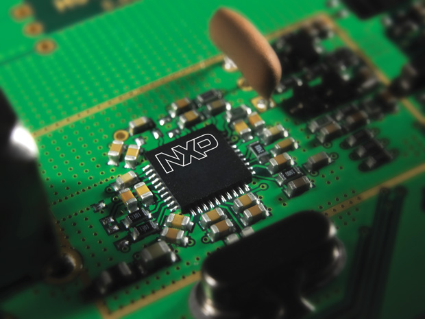 NXP chip on board: Semiconductor maker NXP and other sensor makers can expect IoT to drive growth. Image courtesy of NXP.