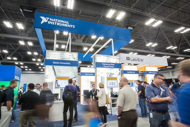 This year's NIWeek showcased a variety of hardware and software improvements for test and measurement. Image courtesy of National Instruments.