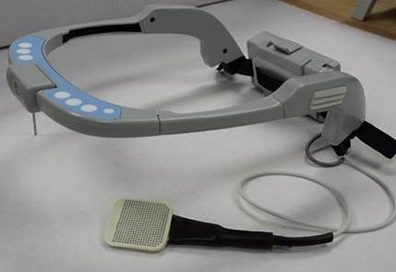 The BrainPort V100 from Wicab enables blind users to process visual images through their tongues. Image courtesy of Wicab Inc. and Proto Labs Inc.