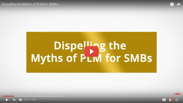 The short video “Dispelling the Myths of PLM for SMBs” is just one component in an online resource focused on how small- and mid-sized engineering firms can modernize their product lifecycle management processes and gain additional productivity. Image courtesy of IMAGINiT Technologies.