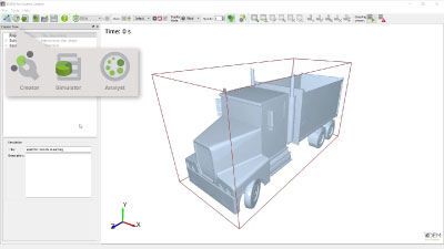 With EDEM for Adams discrete element method (DEM) analyses are performed in the MSC Adams multibody dynamics simulation environment directly. Image courtesy of EDEM.