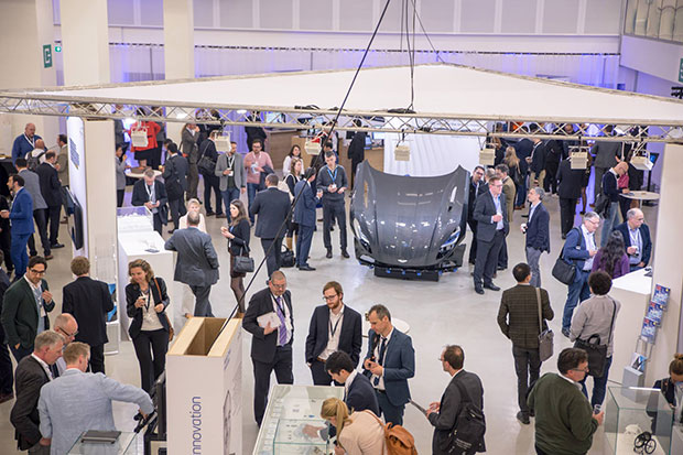 There were long breaks between presentation sessions at Materialise World Summit, providing extended opportunities for networking. Image courtesy of Materialise.