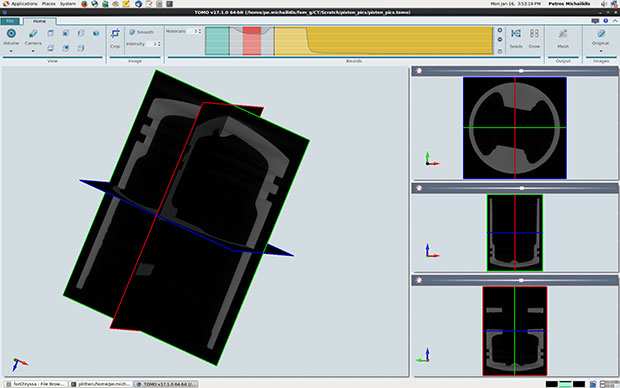 BETA CAE Systems says that its RETOMO software has a minimal, intuitive user interface that groups tools and functions together on a ribbon bar, as shown here. Image courtesy of BETA CAE Systems.