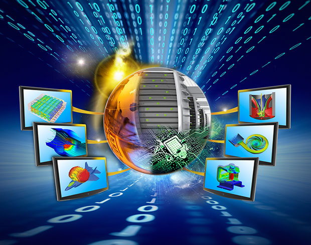 The ANSYS On-Demand Cloud Webcast library offers 10 webinars that can help you understand what you need to know about running ANSYS engineering simulations in a cloud-partner computing environment. Image courtesy of ANSYS Inc.
