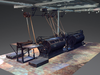 Point-cloud data of this turbine was converted into a 3D textured model using Pointfuse software. RealVisuals image courtesy of Arithmetica Ltd.