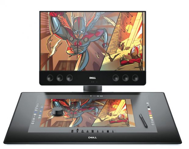 The Dell Canvas merges display and input into one very powerful and intuitive touch-enabled device. Image courtesy of Dell.