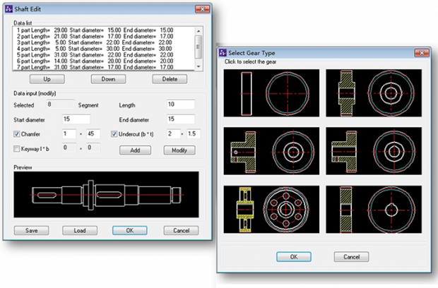 ZWSOFT says that its ZWCAD Mechanical 2018 provides a tool for almost every aspect of the mechanical engineering and design process. Image courtesy of ZWSOFT.