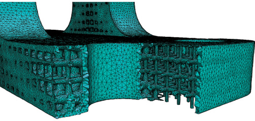 A printed object can be CT scanned, and the images can be passed through Simpleware software and into ANSYS’ software so designers can compare the physical object to the original CAD file. Images courtesy of ANSYS.
