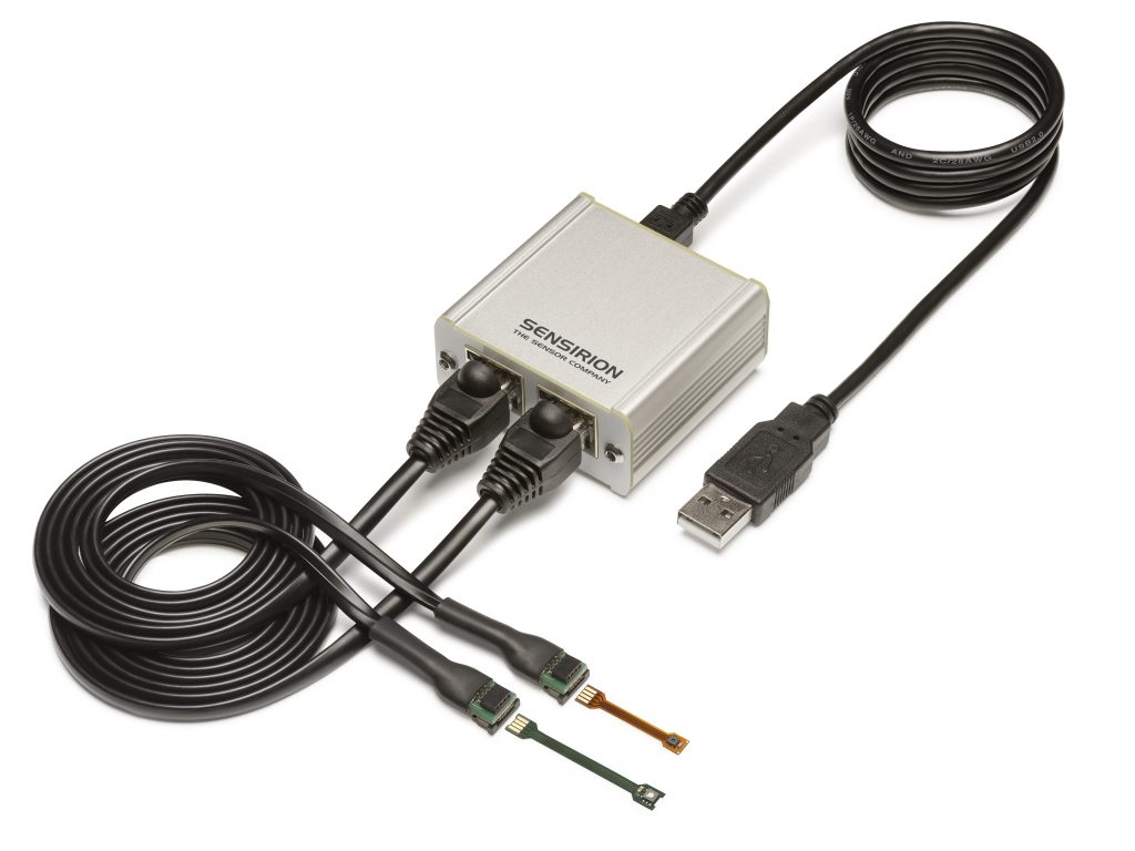 This Sensation kit combines plug-and-play hardware with an easy-to-use viewer software, the ControlCenter, enabling in-depth evaluation of all Sensirion environmental sensors.