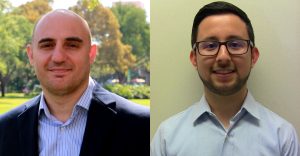 Emrah Celik, Ph.D. (left) and Daniel Delgado Camacho named as recipients of the 2018 AMUG scholarships.
