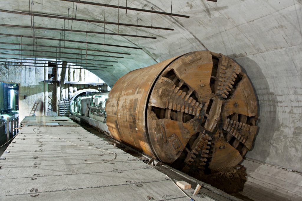 An example of a boring machine. Image courtesy of Matmatch.