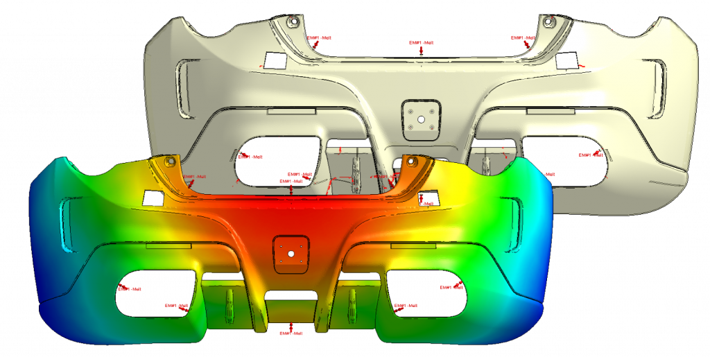 Rapid gating iteration. Image courtesy of Moldex3D.