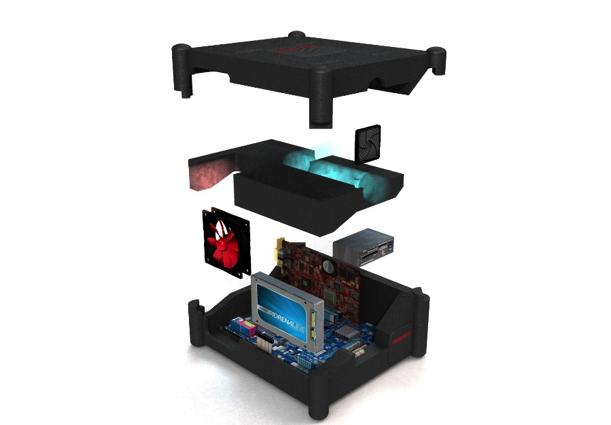 Shown above is a computer concept from SONOCO using EPP. Note the easy assembly of circuit boards, fans and components into a structure that has cooling channels embedded much as one would expect of AM products. See video Here. Some benchmarks are a 50- percent reduction in assembly time and overall development effort.