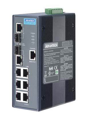 Advantech Launches Ethernet Switches