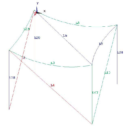 Truss created in SpaceClaim
